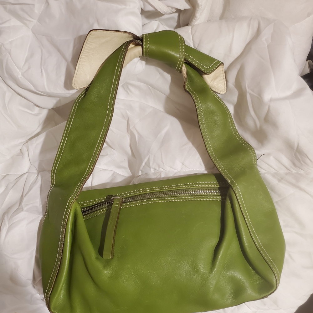 Kate Spade Green Shoulder Bag with Bow